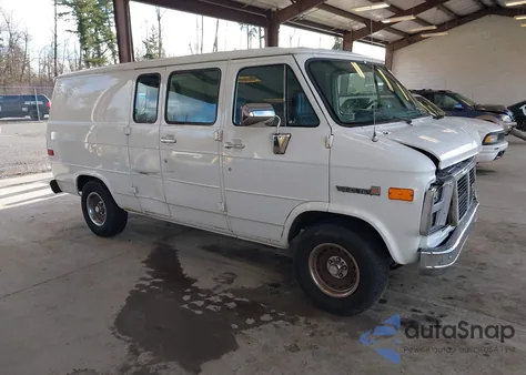 1990 GMC Vandura G2500 из США, поврежденный, VIN 2GTEG25K4L4502668